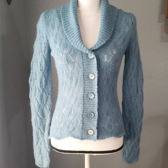 Loft Eyelet Cardigan - Picture 5 of 8